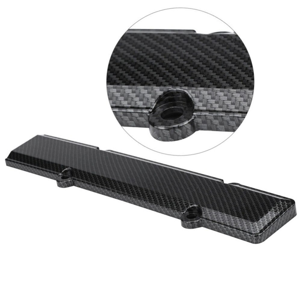 ABS plastic Spark Plug Cover Carbon fiber Auto Valve Insert For Honda Civic B Series 1pc Durable