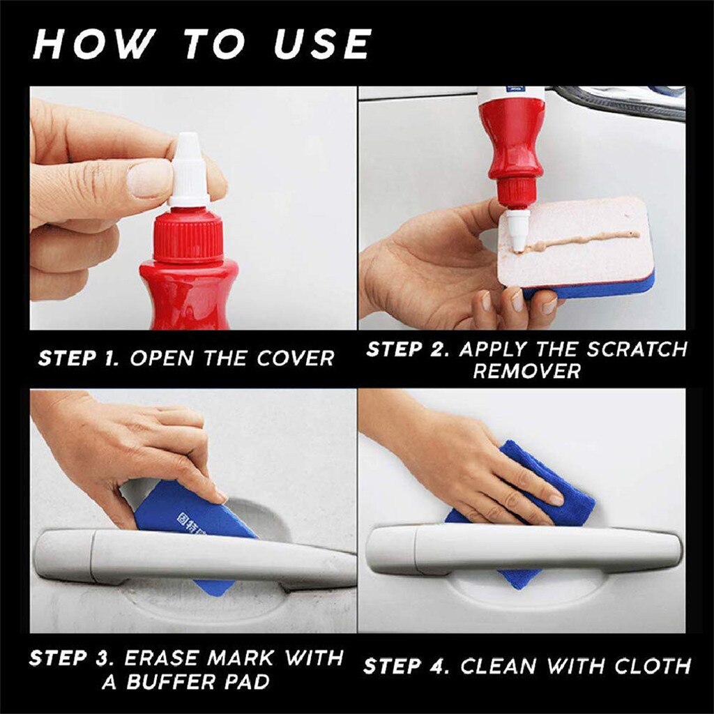 Auto Polish Verf Kras Reparatie Middel Polijsten Wax Verf Scratch Repair Remover Paint Care Onderhoud Auto detailing