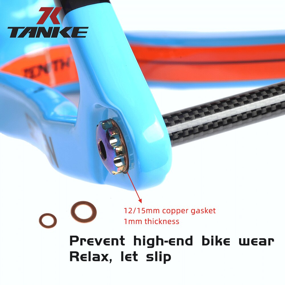 HUB Thru Axle TANKE MTB road bicycle 100 110 142 148 boost 12 15mm 1.5 Thread distance bike fork frame open gear barrel shaft