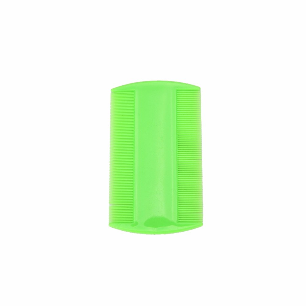 Plastic Random Color Portable Double Sided Nit Fine Tooth Head Lice Hair Combs For Pet Flea