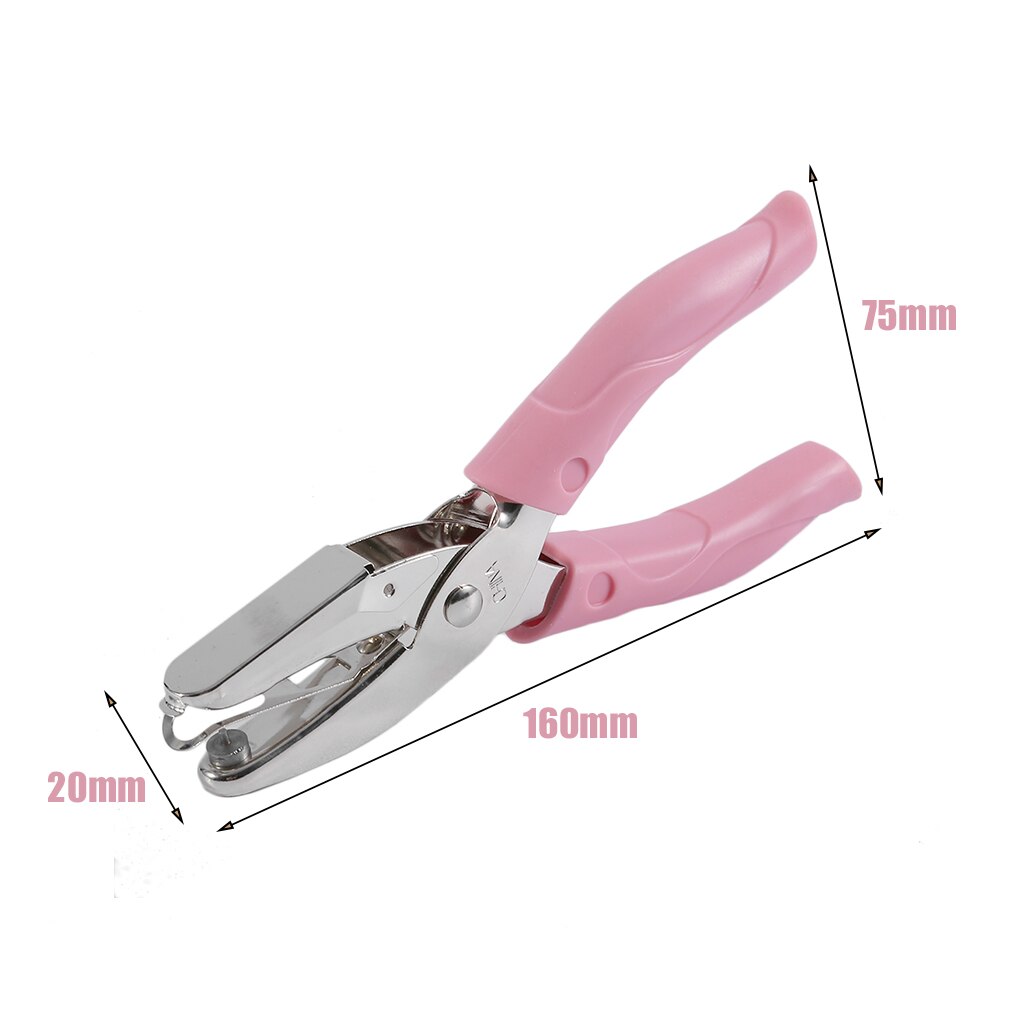 Handle Punch Circle Hole Star Hole Heart Hole Paper Card Cutter Hold Punching Handcraft Portable School Stationery