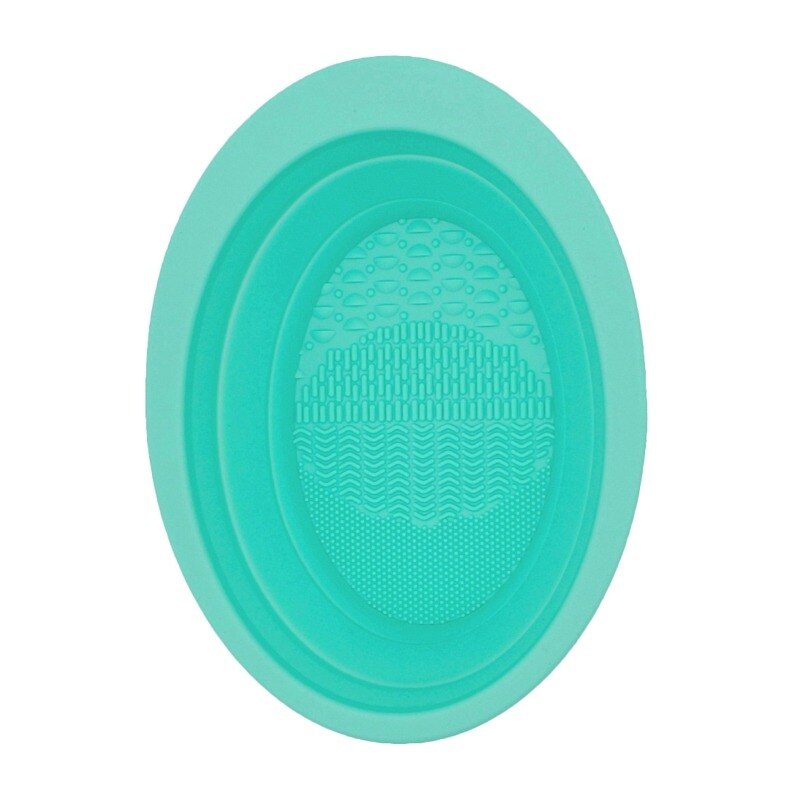 Faltbare machen-hoch Pinsel Reiniger Schüssel Waschen Pinsel Reinigung matt Silikon Kosmetik Pinsel Reiniger Universal- machen-hoch Werkzeug Wäscher Kasten: B