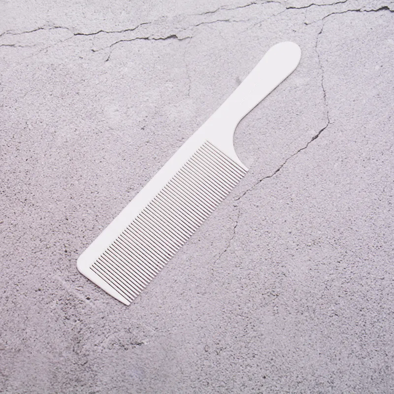 Peine de corte de pelo barbería accesorios peine barbero peines para el cabello peine Antiestático de cabeza plana cepillo de corte de pelo de diente ancho accesorios de peluquería