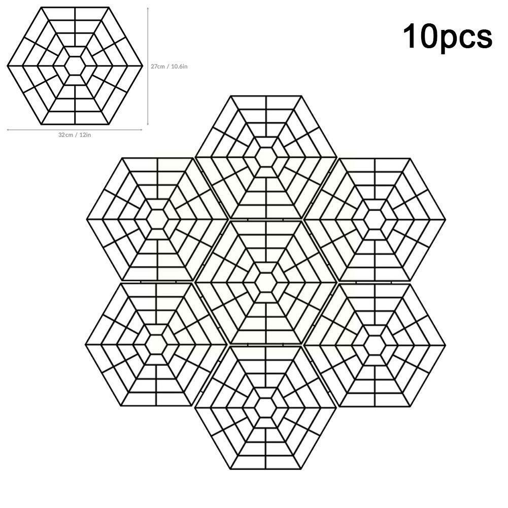 10 Packs Pond Guard Netting Pond Protective Net Plastic Pool Fish Net Protector Floating Heron Deterrent Grid Cover For Bir J1y2