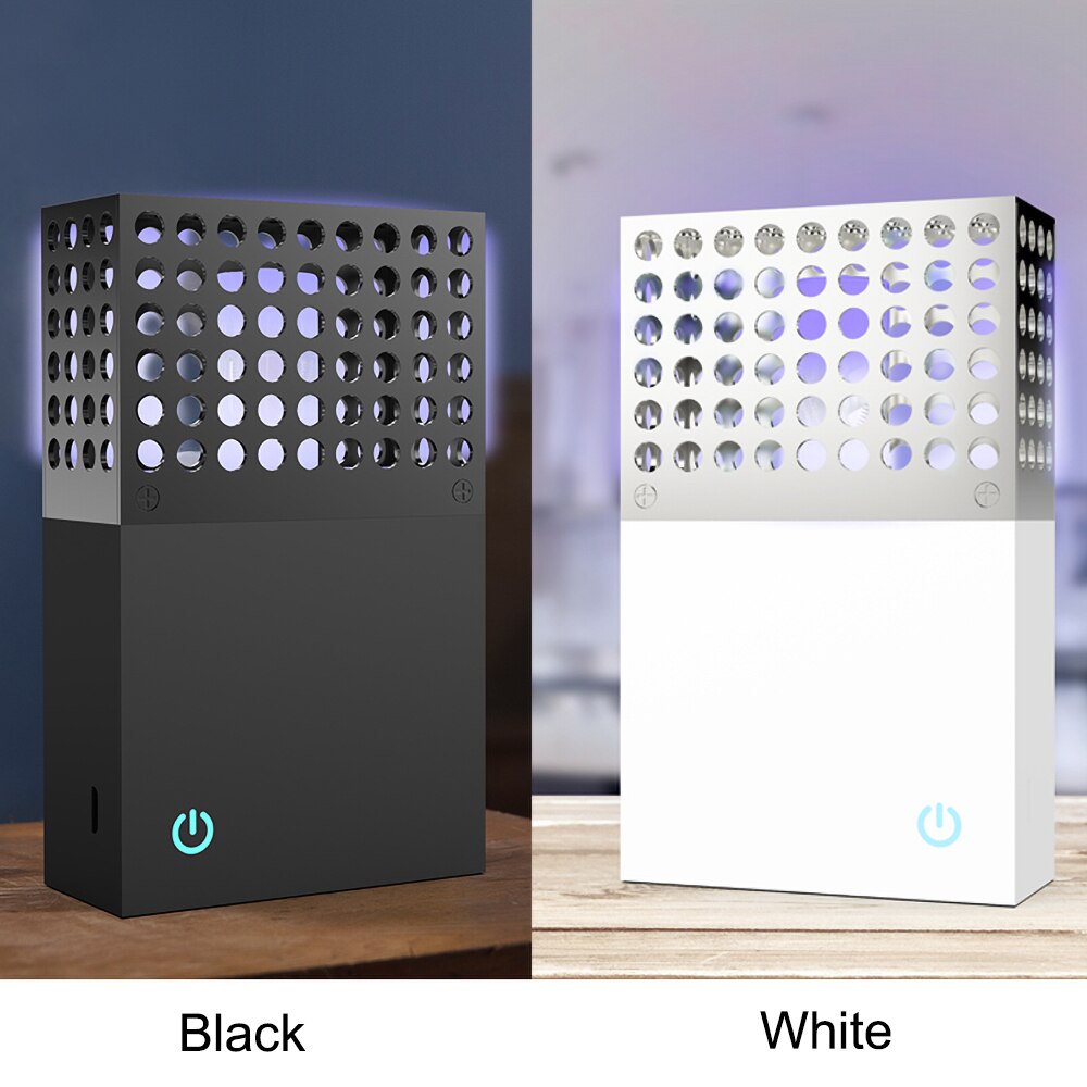 2 IN 1 Mini Car Air Purifier Ozone Generator 10mg 5V Ozone Machine Stainless steel Air cleaner UVC Sterilizer Formaldehyde Remov