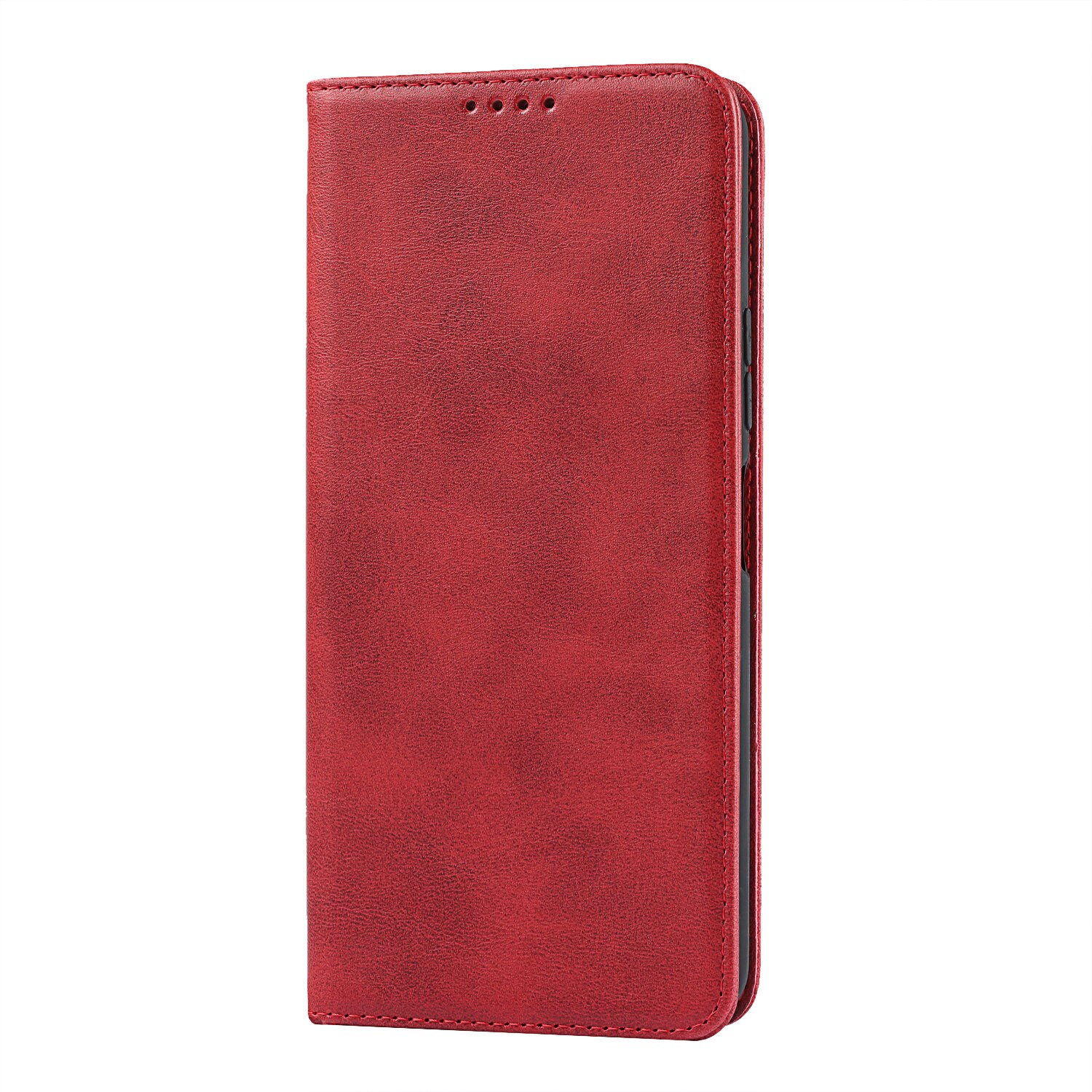 Premium skórzany futerał na telefon Nokia 8 V 5G UW / 8.3 5G etui z klapką etui na karty magnetyczne przyciąganie okładka portfel biznes: for Nokia 8.3 5G / Czerwony / Case add Glass Film