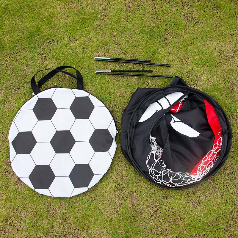 2 en 1, puerta de fútbol plegable, red para adolescentes, tiro duradero, portería de fútbol, puerta de práctica, herramientas de entrenamiento para deportes de interior al aire libre