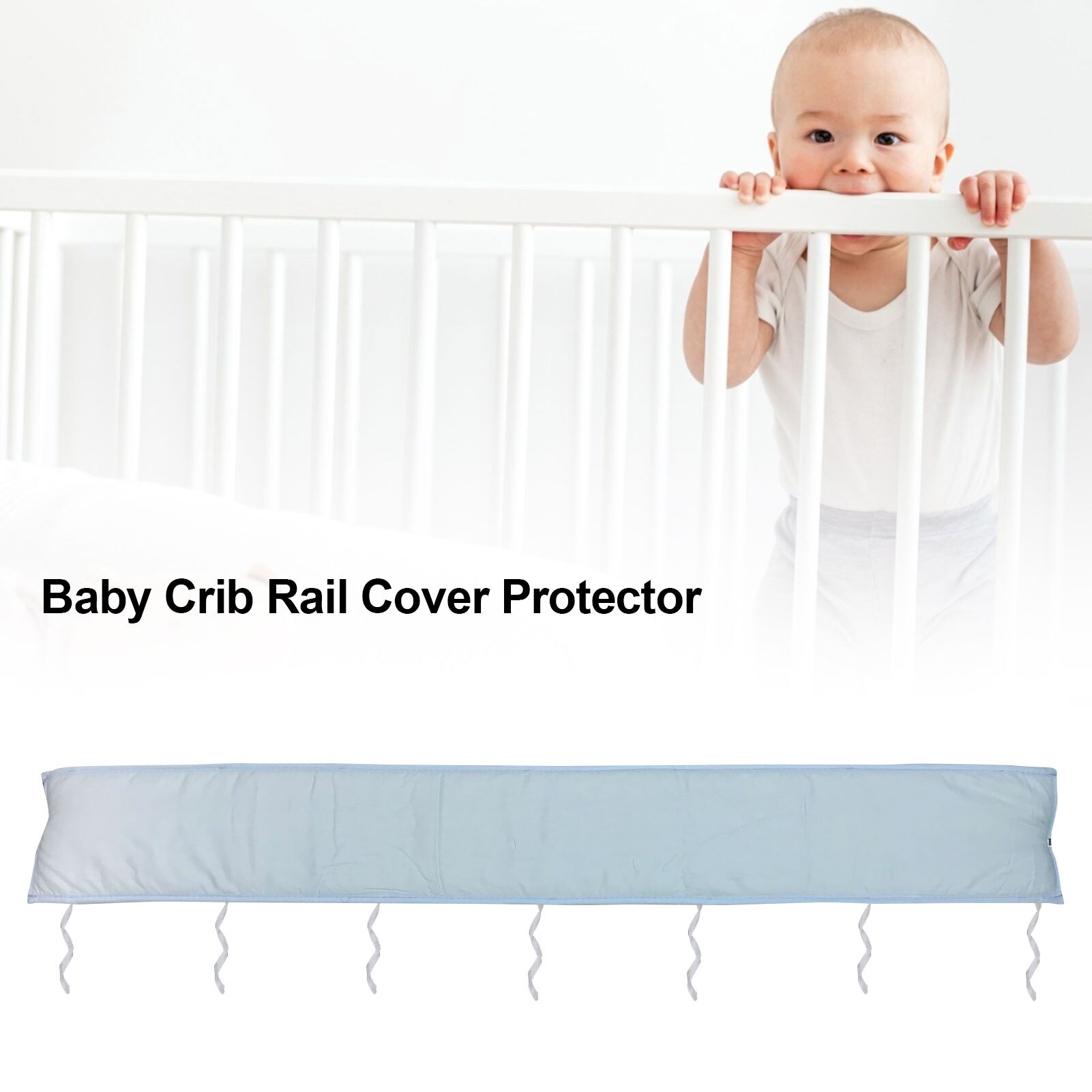 Baby Wieg Katoenen Bed Muur Bescherming Strip Anti-Collision En Anti-Bijten Stiksels Bed Zachte Rand