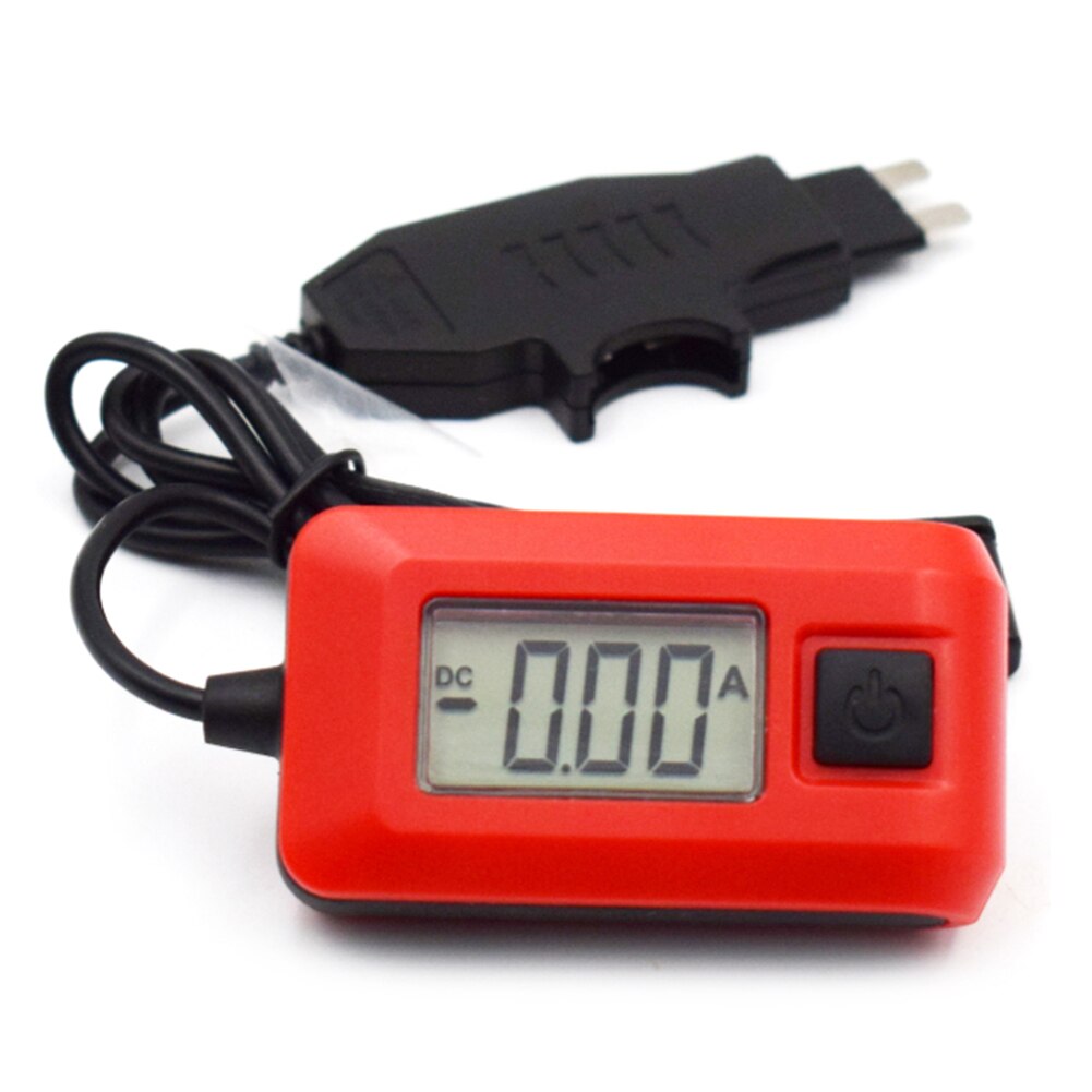 Multimeter lampe rød plast strøm tester diagnostisk værktøj sikring nøjagtig praktisk holdbar autos multifunktion elbil