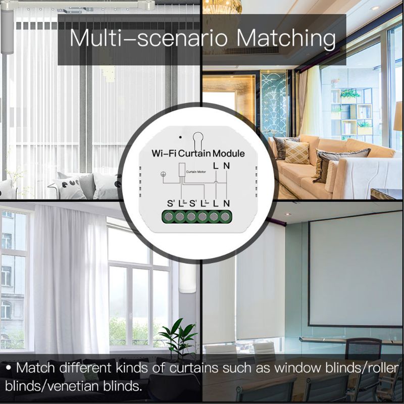 Wifi rf smart gardinmodul omkopplare rullgardiner jalusimotor timerinställning