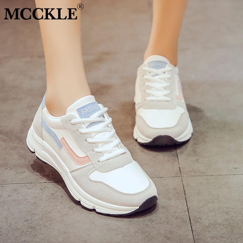 MCCKLE, zapatillas gruesas para mujer, zapatos casuales para papá, , zapatos para caminar con plataforma de malla con cordones para mujer, cómodos, a la , nuevos zapatos para caminar para mujer