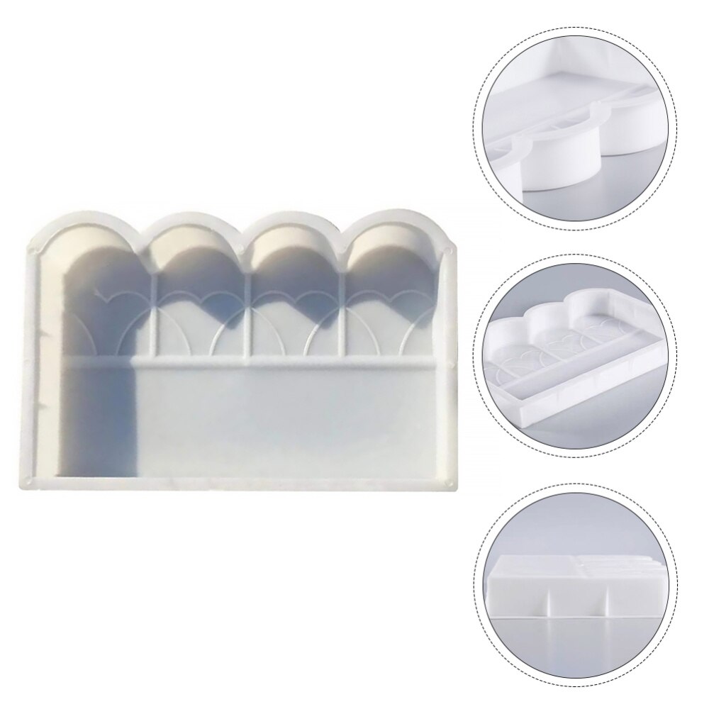 DIY Cement Brick Concrete Brick Mold for Outdoor Flower Bed Garden Lawn