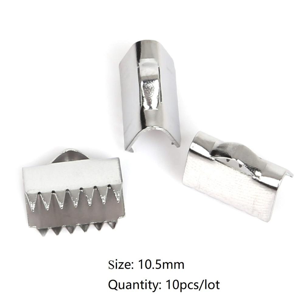 Rvs Karabijn Haken Staart Clip Sluitingen Hanger Connectors Voor Diy Sieraden Maken Ketting Armband Accessoires: 10.5mm