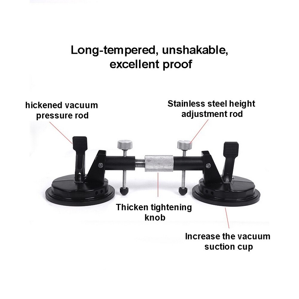 Vacuum Suction Cup Glass Lifter Ceramic Tile Carrier Sucker Plate Horizontal Suction 150KG Max Marble Granite Floor Lifting Tool