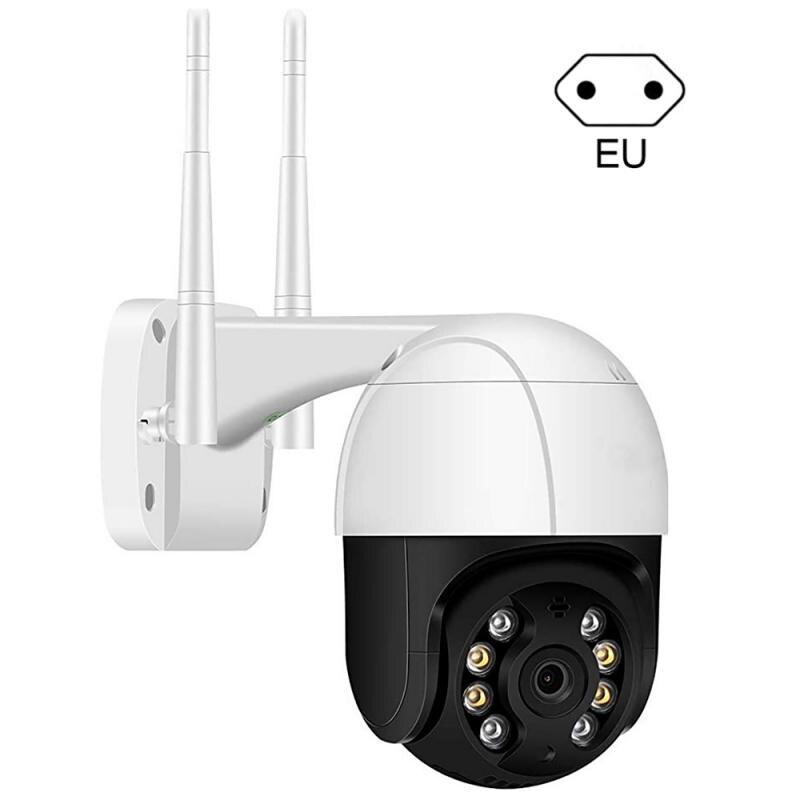 ICSEE 1080P PTZ Security WIFI Camera Wireless IP CCTV Home IR Outdoor Waterproof Sound And Light Alarm Automatic Tracking Camera: EU Standard