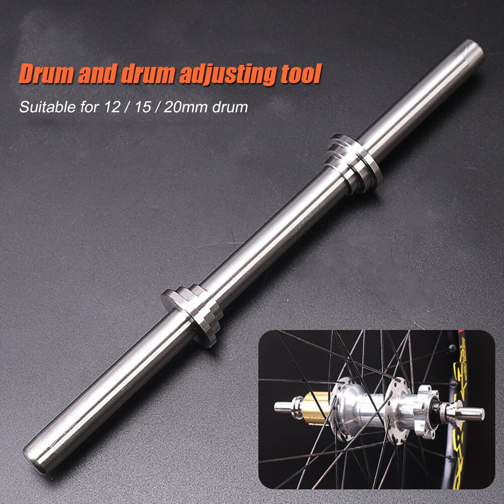 Fahrrad Steckachse Adapter Universal- Rad Abrichten Stand Adapter Werkzeug 12/15/20mm Rohr Hub Felge Tuner fahrrad Reparatur Wartung Werkzeug