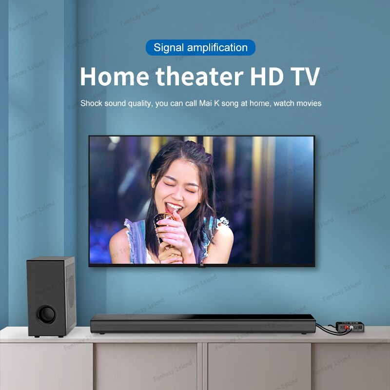 HW-30DA Digital to analog fiber converter coaxial to 5.1 channel audio decoder 3.5 headphone with adjustment