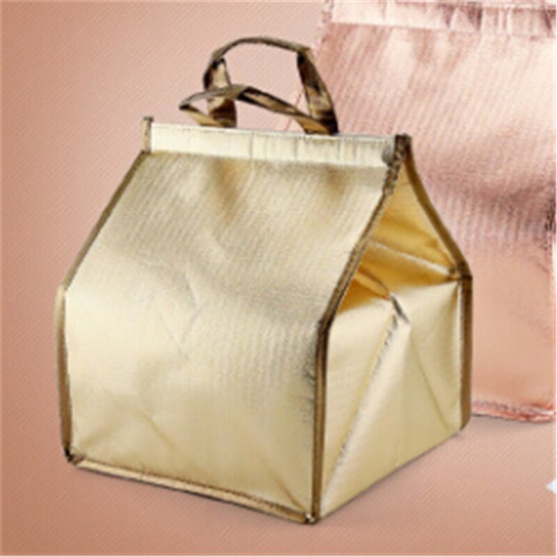 Sac gâteau Pizza froid transporteur sac à main isotherme thermique déjeuner pique-nique boîte thermique repas boissons Cool sac