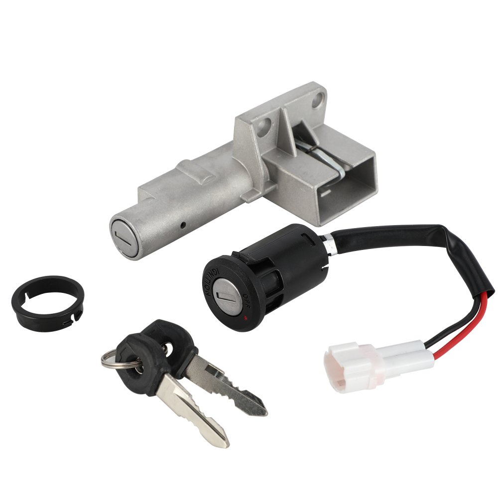 Interruptor de encendido, cerradura de puerta eléctrica, juego de llaves, cerradura de casco de manillar para bicicleta eléctrica Surron sur-ron Sur Ron Lightbee Light Bee X S: Beige