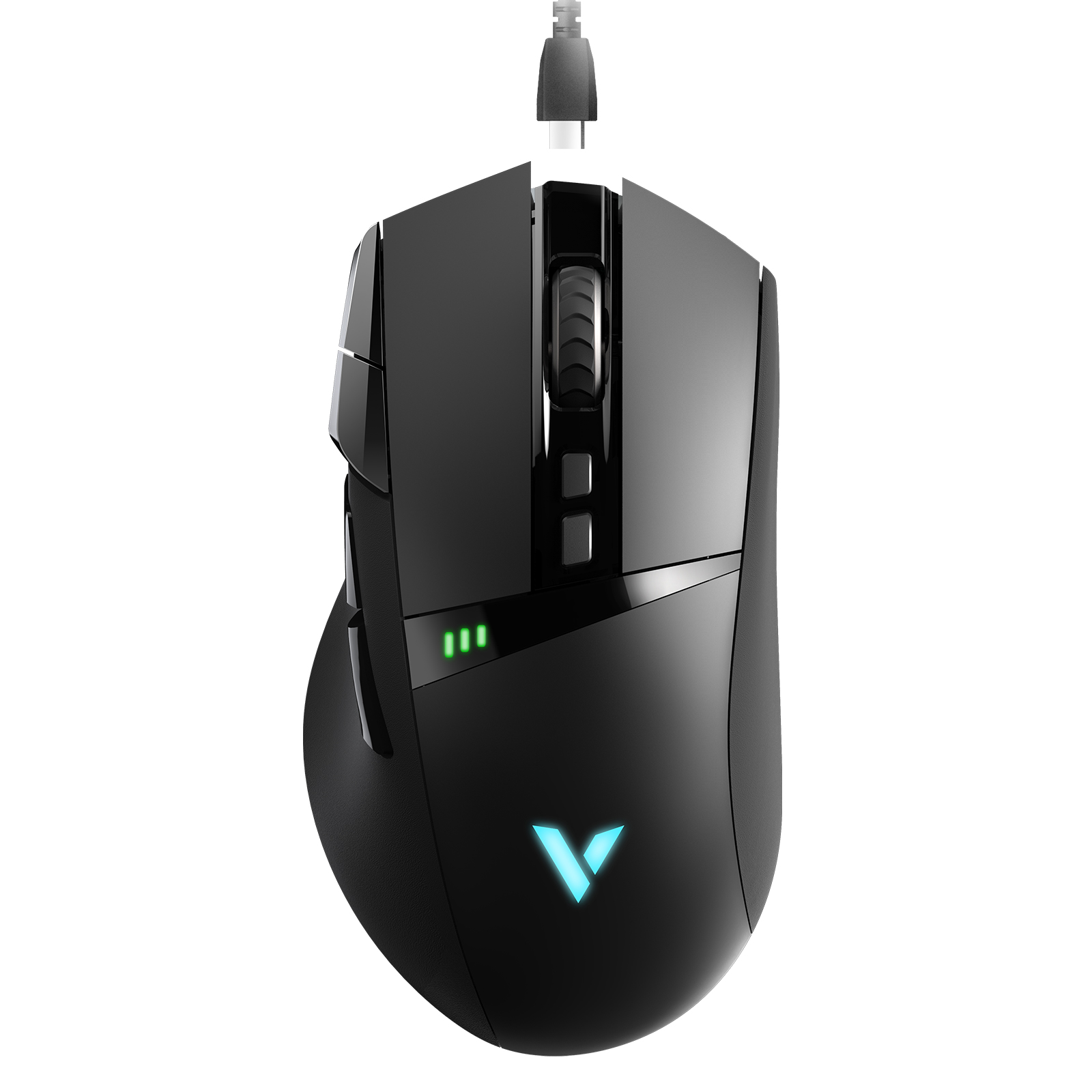 VT350C Wired/Wireless Dual Modes Gaming Mouse Rechargeable 11 Programmable Buttons Optical Mouse 5 Adjustable DPI RGB Backlight
