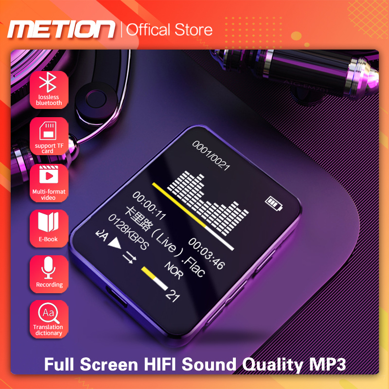 Mp3 Плееры MP3 Speler Bluetooth Full Screen Walkman 16Gb Lossless Hifi Muziekspeler Draagbare MP4 Video Speler fm