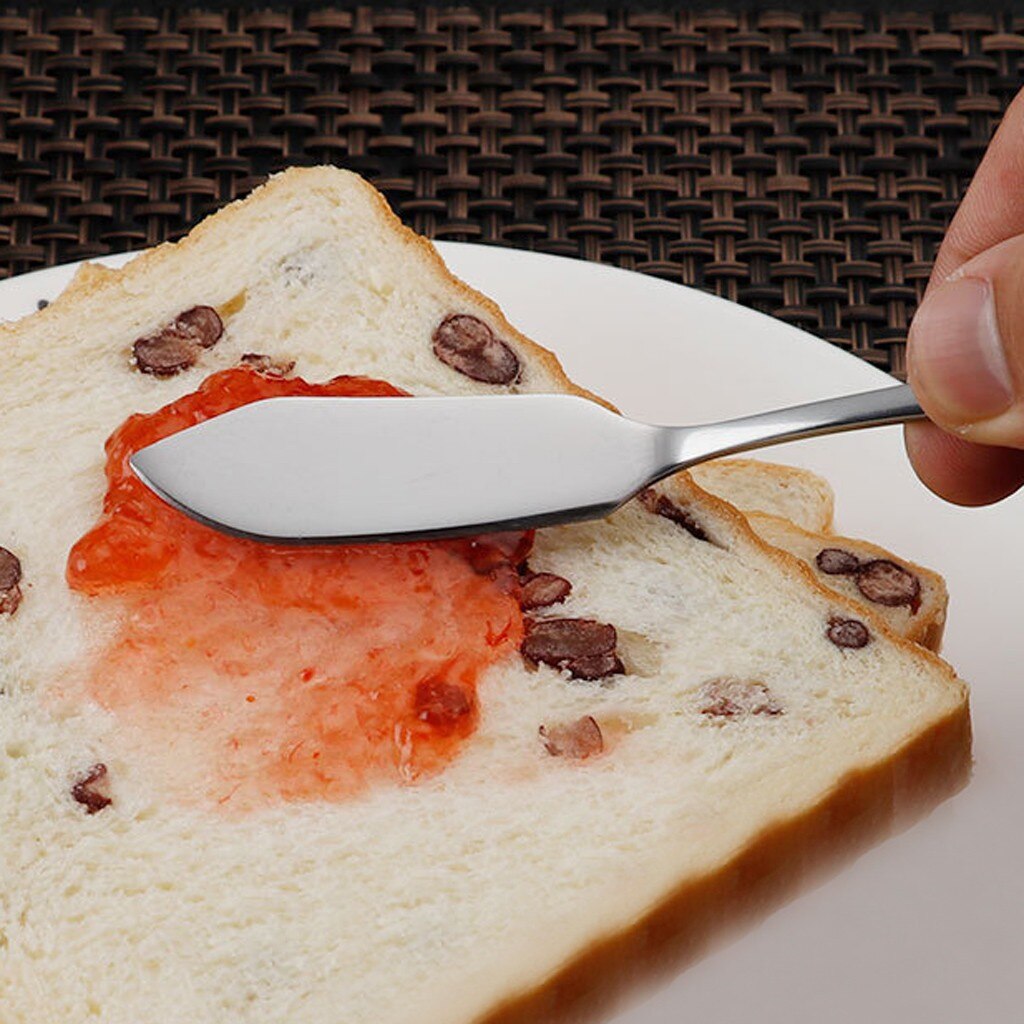 Couteau à beurre en acier inoxydable, meilleur épandeur à beurre facile à étaler, couteaux à confitures au beurre froid et dur, couverts occidentaux, outil de petit déjeuner