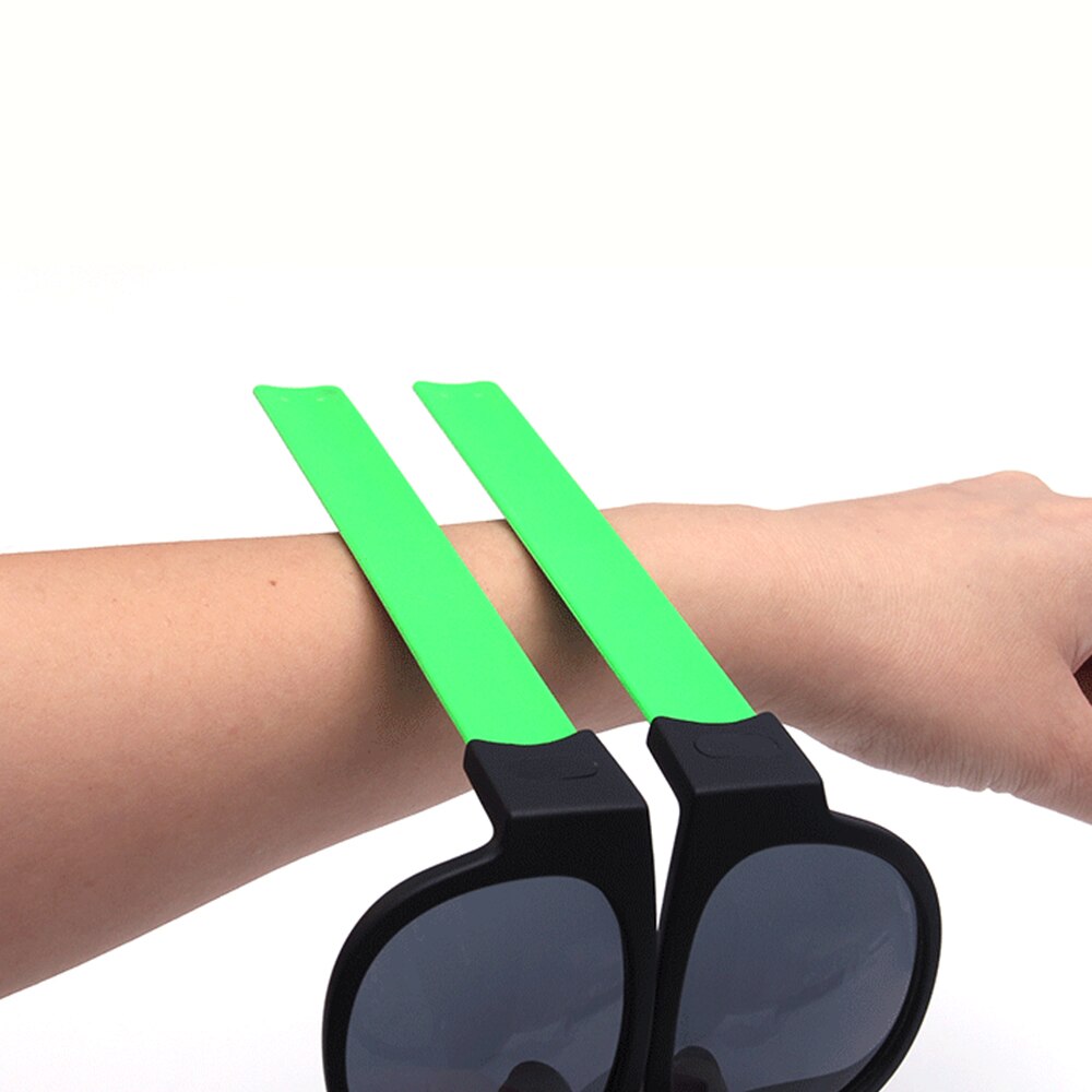 plegable hombres mujeres gafas de sol pulsera slapplable polarizadas gafas de senderismo
