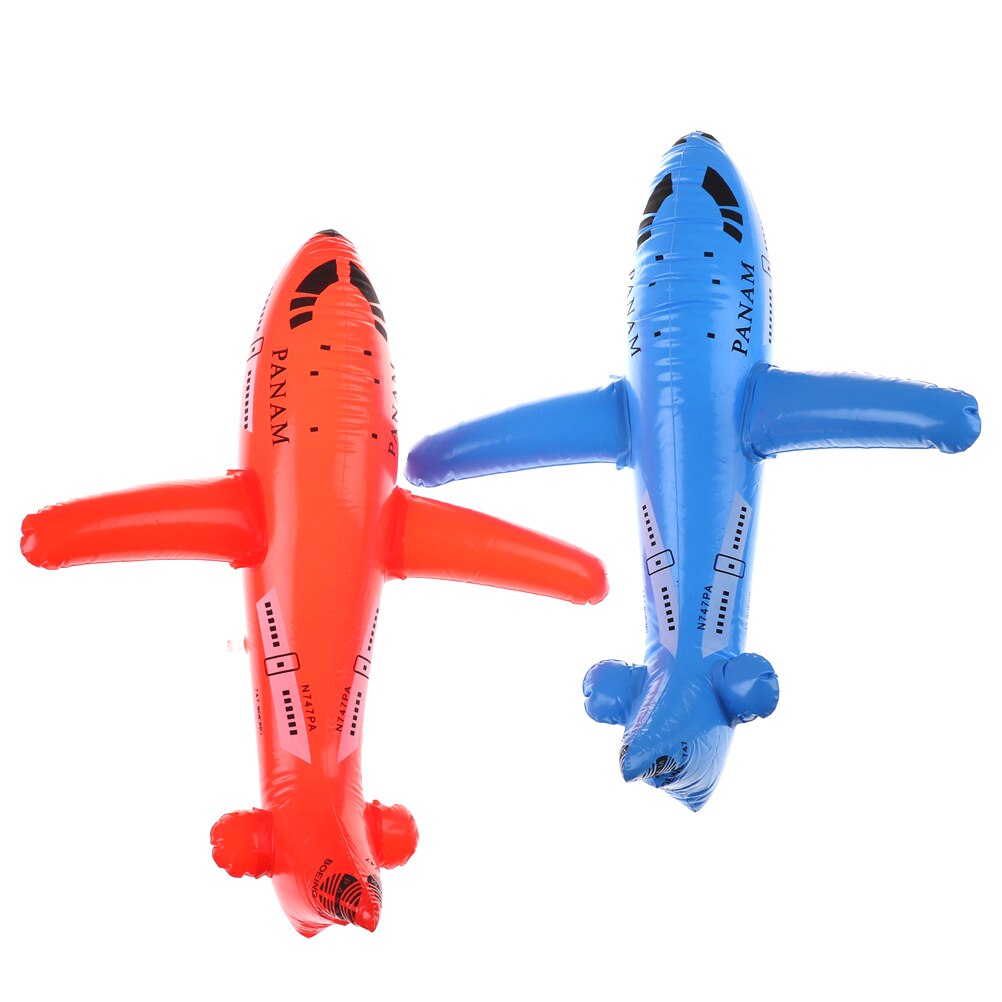 1 stk oppusteligt legetøj fly passagerfly fly tegneserie pvc plastballoner fly legetøj ballon kid fødselsdag klassisk legetøj