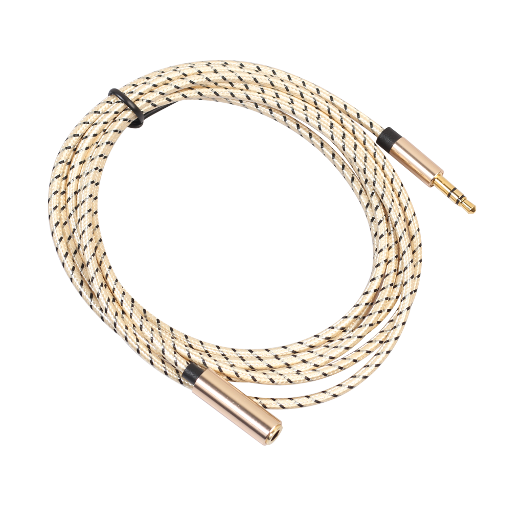 Headphone Extension Cable M/F Audio Stereo Extender Cord 3.5mm Jack Male To Female Stereo Audio Aux Cable Earphone 3.5 Mm Cable: 1.8m