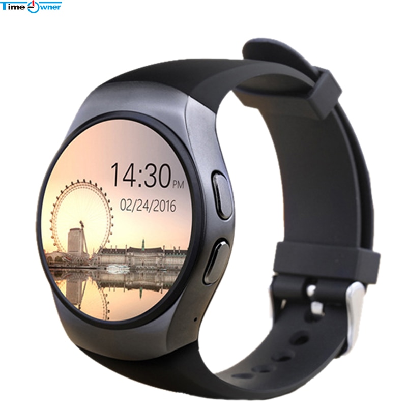 Chronomètre KW18 + horloge montre intelligente Android Tracker santé MTK2502c Bluetooth Notification prise en charge SIM TF carte pour Samsung Xiaomi