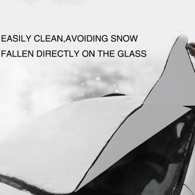 1 sæt vinter frontrude snedæksel til biler, universal 210d oxford klæde bildæksel , 190 x 94cm.