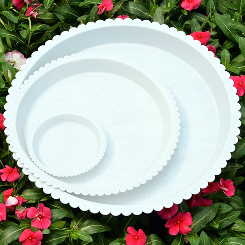 Ronde Plastic Bloempot Lade Duurzaam Plastic Plant Bloem Pot Gloss Planter Home Tuin Decoratie