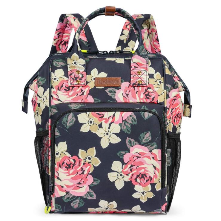 Hohe kapazität kühltasche blumen Rucksack bolsa termica nevera Hafen til wein neveras portatiles para alimentos Camping eis taschen: Blume