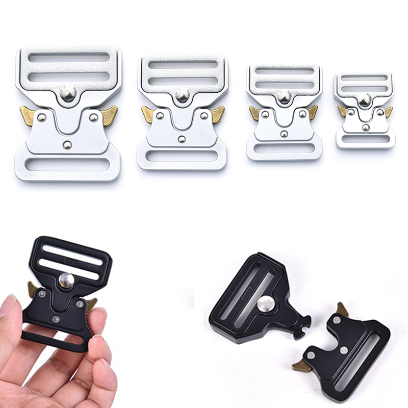 26/33/38/45mm Quick Side Release Metal Strap Buckles Webbing Bags Luggage DIY Luggage Clothes Clip Buckles Quick Release Buckle
