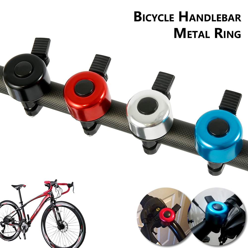 Bike Bell Alloy Mountain Road Bicycle Horn Sound Alarm For Safety Cycling Handlebar Metal Ring Bicycle Horn Bike Accessories