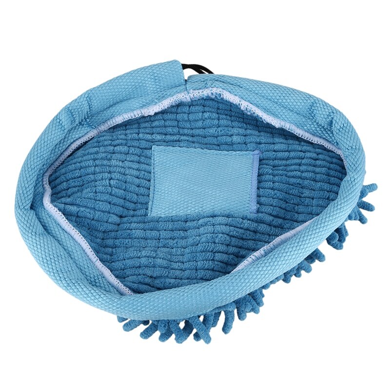 Minivezel pads wasbaar koraal doek voor  h2o h20,  vax  s2 & bionaire stoomreiniger blauw