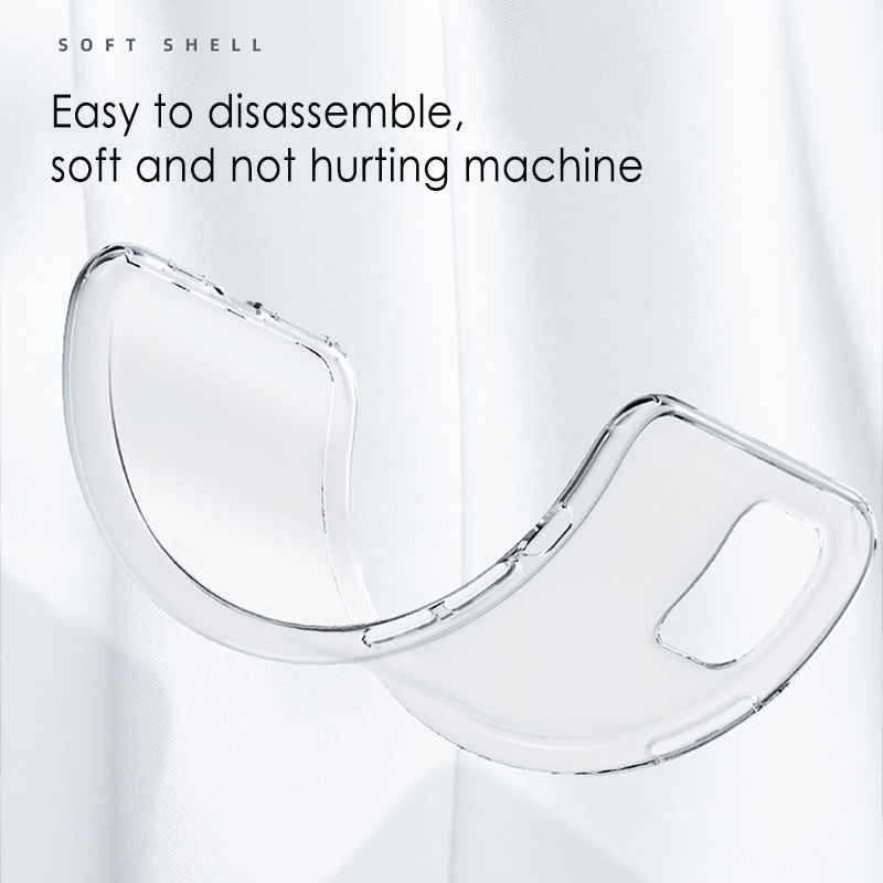 Ultratyndt, gennemsigtigt cover til apple iphone 11 12 13 14 pro xr xs max  x 8 7 6 6s plus se silikone blødt cover