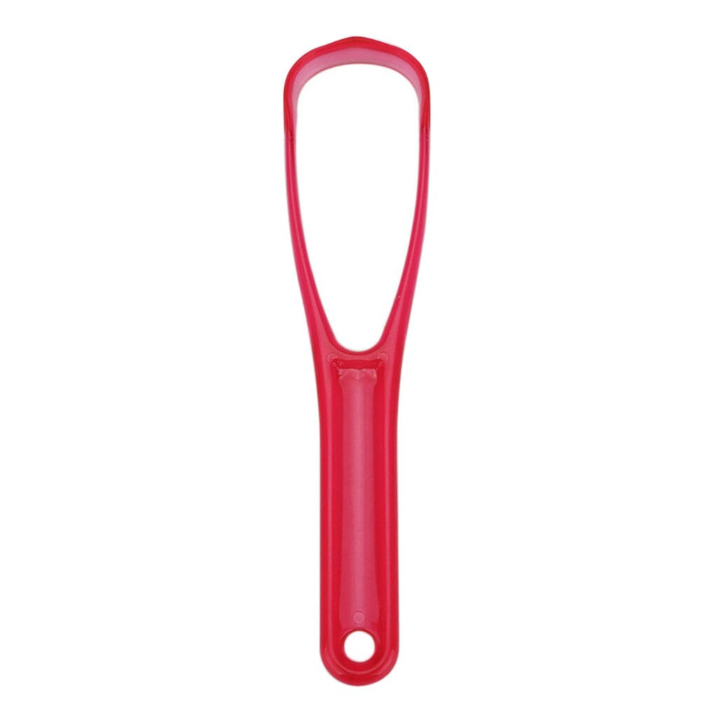 Plastic Tongue Cleaning Scraper Oral Hygiene Care Cleaning Tool
