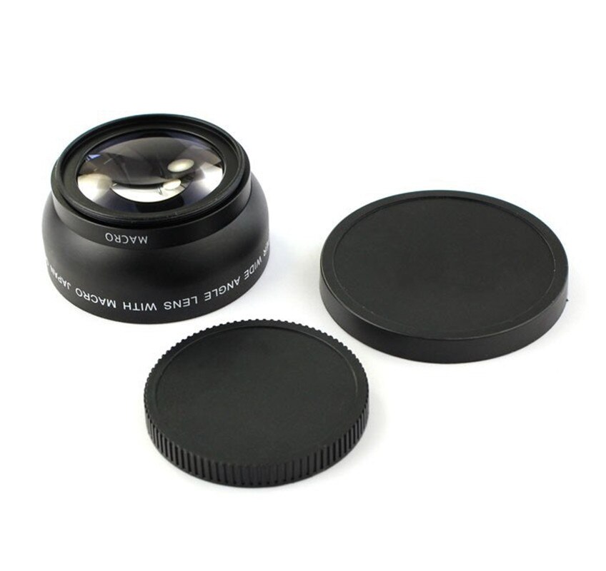 52Mm Groothoek Lens Macro Camera Add-On Lens 0.45X 0.45 Keer Groothoek Lens 18-55Mm