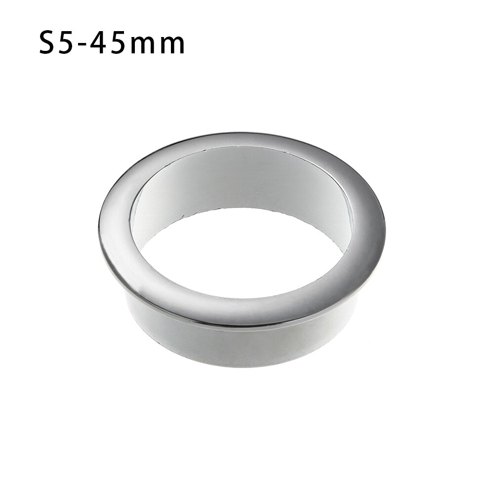 Computer Desk Cable Grommets Wire Hole Cover Cabinet Vent Hole Decor Plug Cable Outlet Port Furniture Hardware Line Organizer: 45mm silver