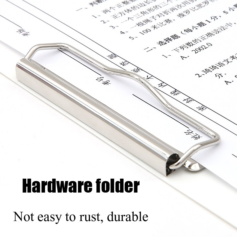 Deli 1pcs A3 folder thickening student paper clip stationery fresh simple multi-function plastic business office file storage