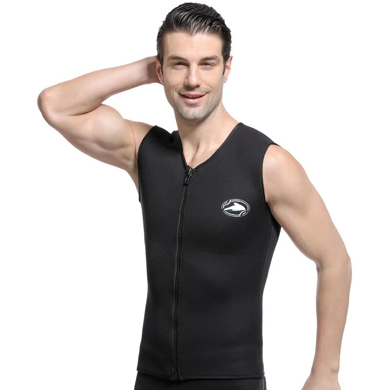 Gilet in neoprene muta da 3MM per immersioni surf muta da nuoto gilet rash guard sport acquatici