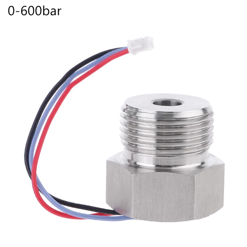 G1/2 Flat Mode Pressure Transmitter Sensor 0-10/30/100/300/600bar Input 5V DC E7CB