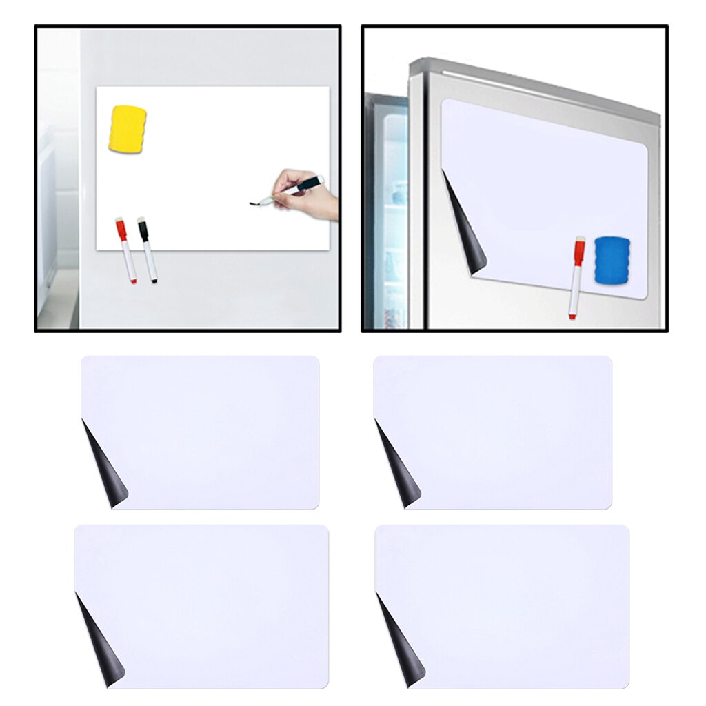 Dry Erase Boards Chalkboard Whiteboard Wall Stickers Vinyl Magnetic Papers Sheet for Fridge 21x30cm / 30X42cm