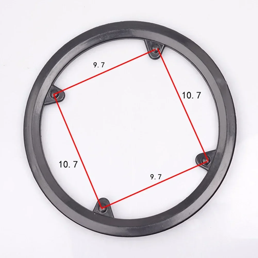4/8 Fori 42T/48T Bici Manovella Copertura FAI DA TE Guarnitura Della Bicicletta Ruota A Catena Della Copertura Della Protezione di Ricambio 9.7-10.7 Dimensioni Opzionali: Radura