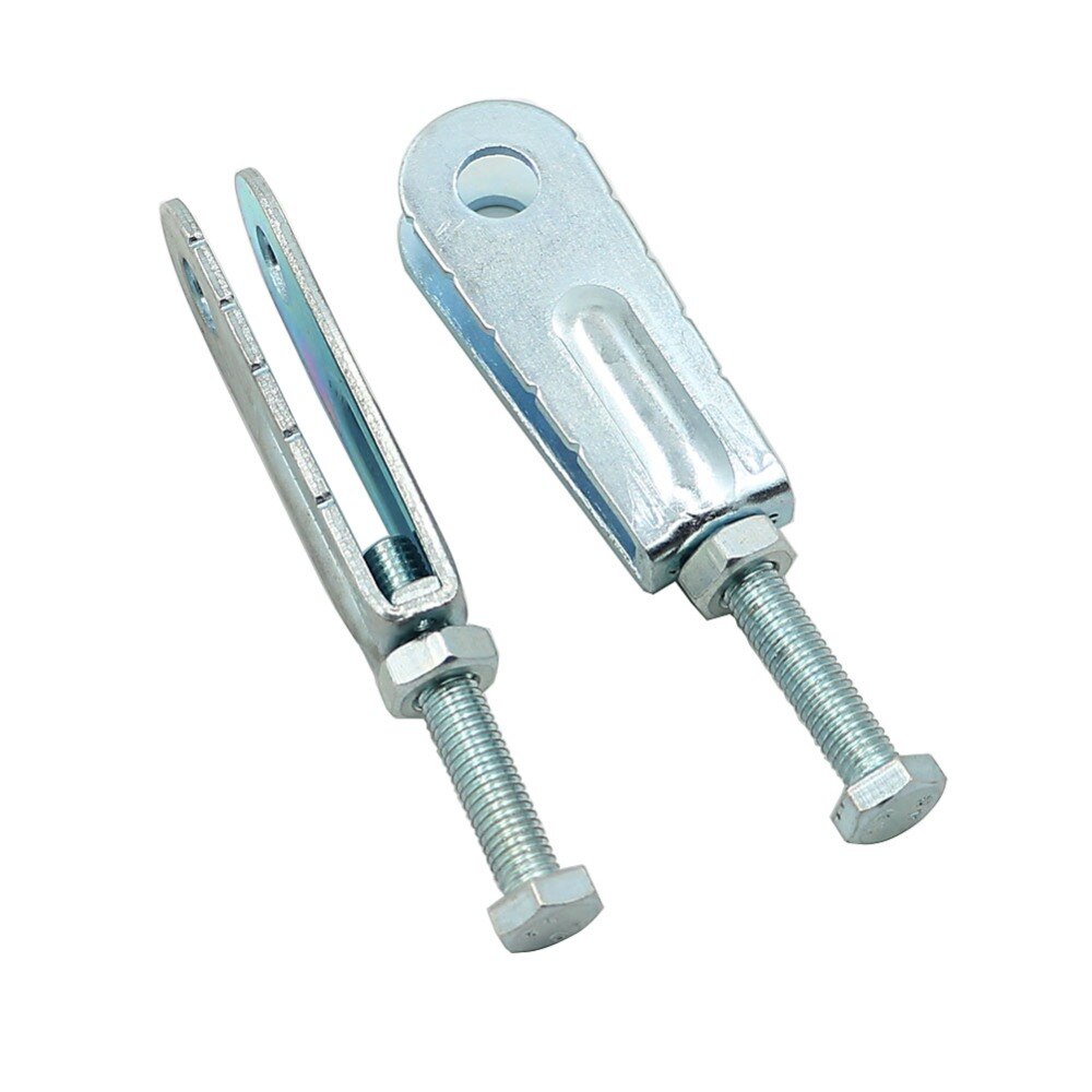Pièces de chaîne pour vtt, 2 pièces, argent pour Yamaha Banshee, YFZ350, Warrior Blaster 200, Raptor 350