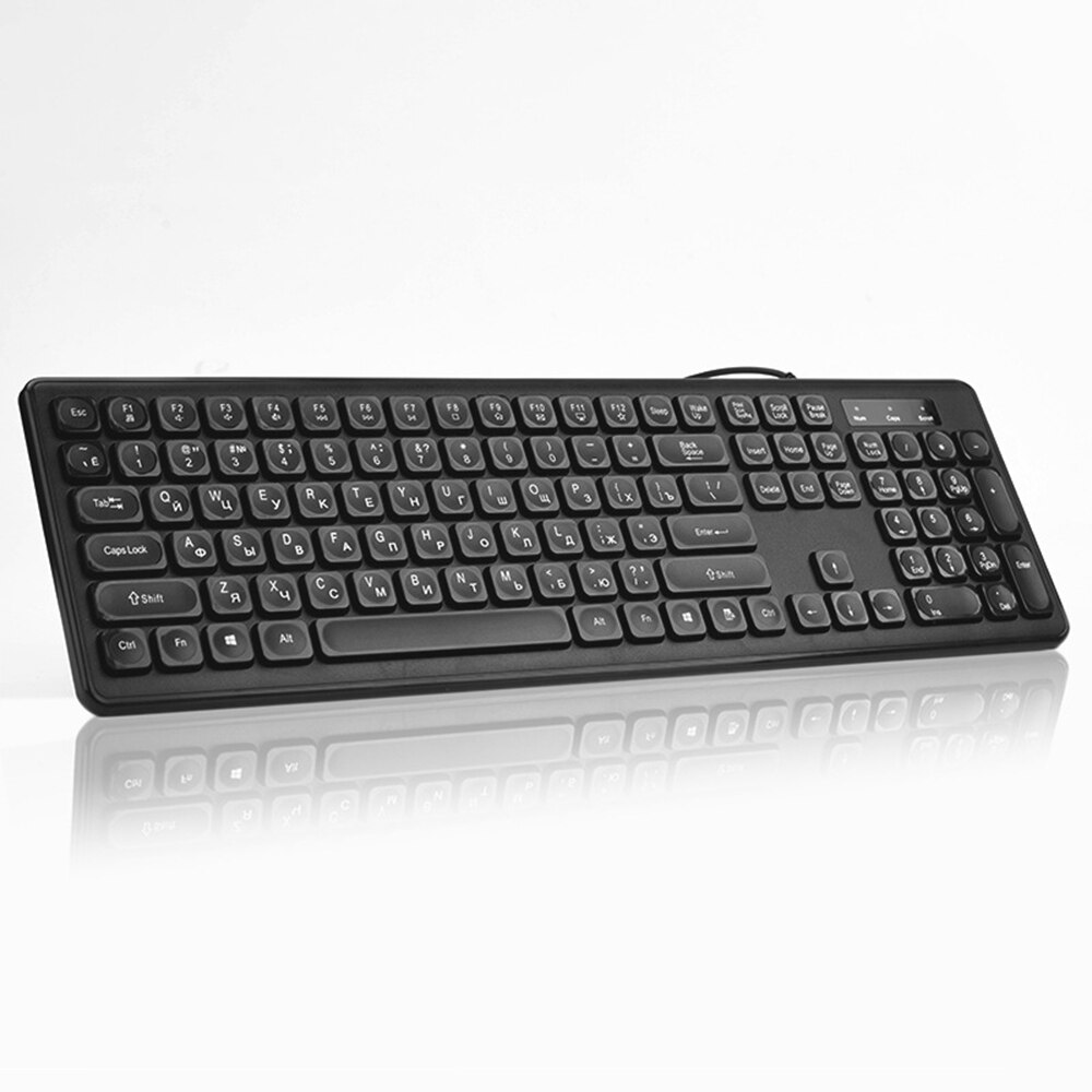 108keys USB Wired Gaming Keyboard Combo Russian Keyboard For Macbook Lenovo Dell HP Asus Laptop Computer