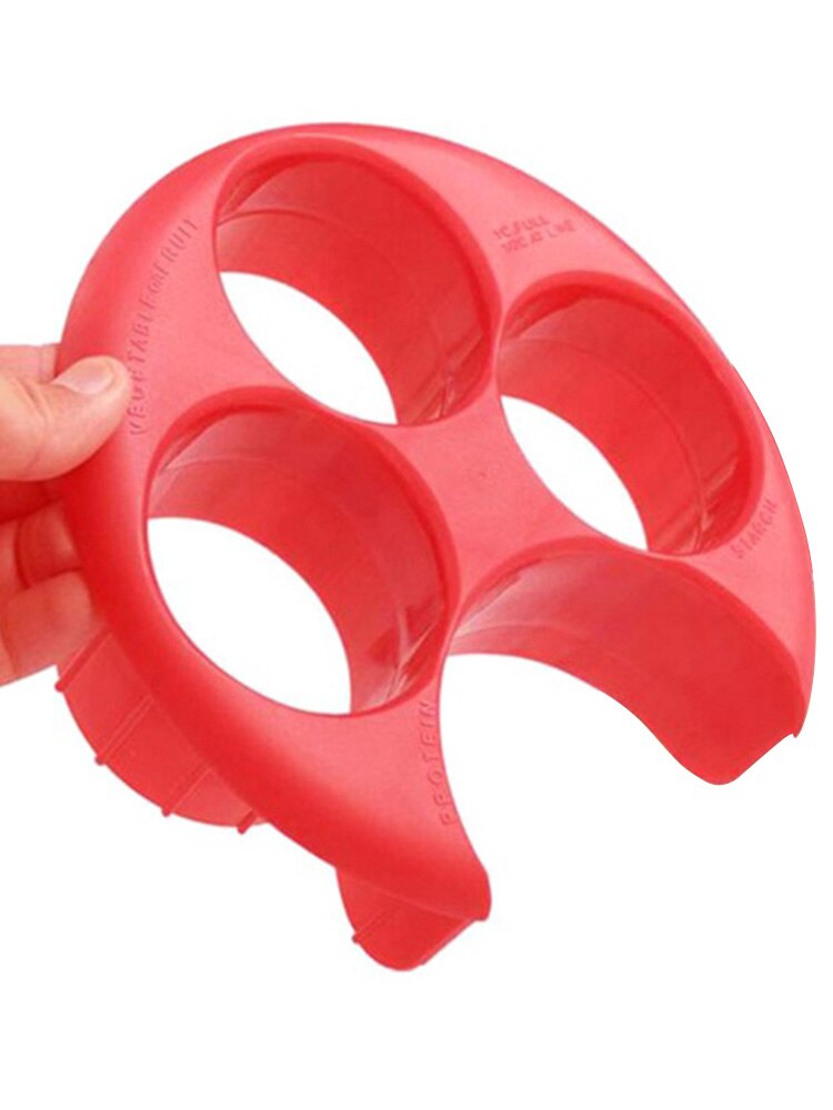 1pc Meal Measure Portion Control Cooking Tools Lose Weight Keep Fit Tool Kitchen Diet Food Dish Divider Food Plate Dinnerware