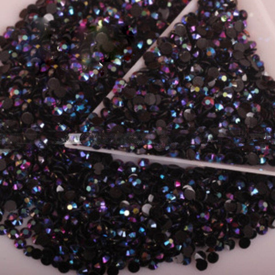 2mm Steentjes Op Nagels Strass 3D Nail Art Decoraties Glitter Steentjes voor Nagels Crystal Manicure Ornamenten ZJ1204