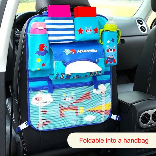 Baby Auto Cartoon Auto Seat Terug Storage Hang Bag Organizer Auto-Styling Product Opruimen Baby Care Interieur Achterbank protector